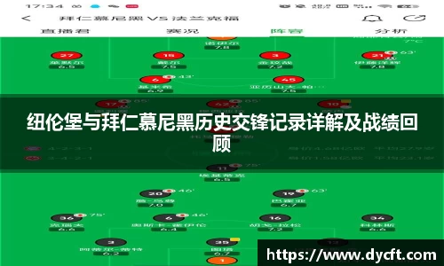 纽伦堡与拜仁慕尼黑历史交锋记录详解及战绩回顾